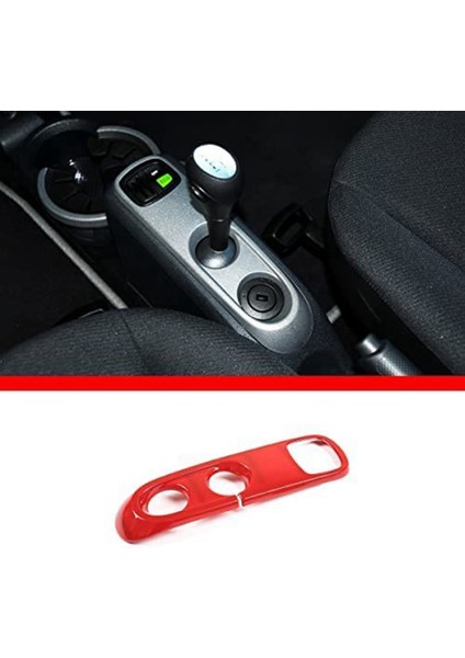 Araba Merkezi Konsol Vites Paneli Kapak Trim Çerçeve Etiket Mercedes Benz Smart 2009-2015 Aksesuarları Için, Kırmızı (Yurt Dışından) fiyatları