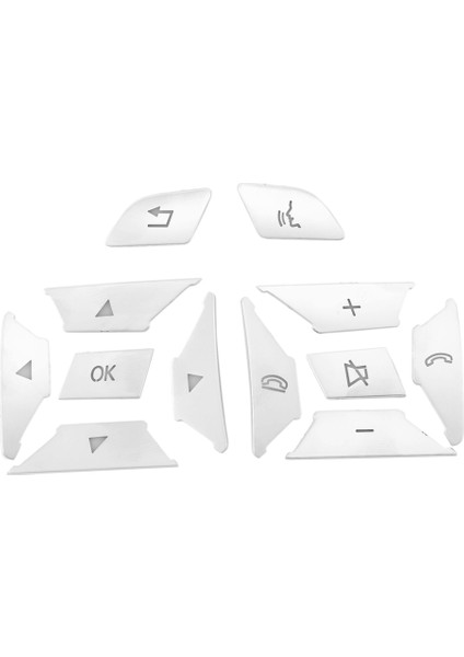 Araba Direksiyon Düğmesi Çıkartmalar Kapak Trim Için Mercedes Benz A Bce ml Gl Cla Gla Glk Sl Slk Sınıfı W176 W212 W204 (Yurt Dışından) fiyatları