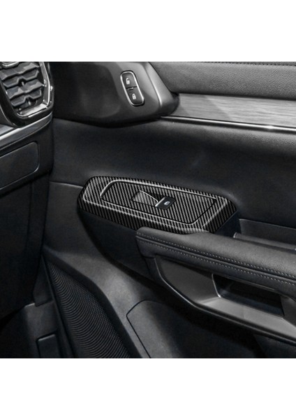 Ford Ranger Everest 2023 Için Araba Pencere Camı Kaldırma Düğmesi Anahtarı Kapağı Trim Kapı Kol Dayama Paneli Karbon Fiber (Yurt Dışından) fiyatları
