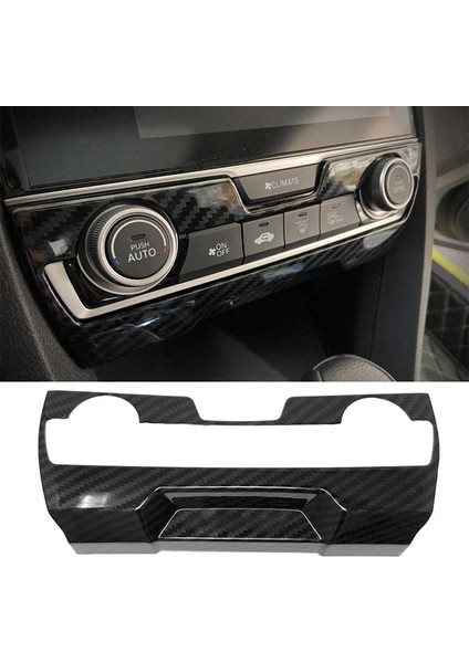 Merkezi Konsol Paneli Trim Abs Karbon Fiber Tarzı Iç Dekorasyon Aksesuarları Honda 10TH Gen Civic 2016-2020 (Yurt Dışından) indirimleri