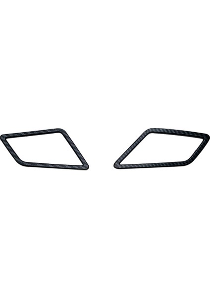 Mitsubishi Outlander 2022 2023 Için Karbon Fiber Dashboard Hava Çıkış Havalandırma Ayar Kapağı Etiket Dekorasyon Çerçeve Rhd (Yurt Dışından)