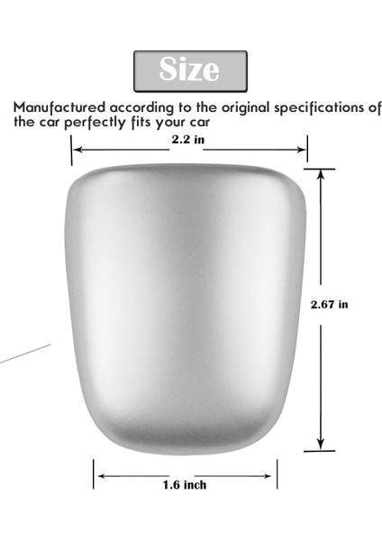 Vites Topuzu Kapağı Trim Dekorasyon Çıkartması Dodge Challenger Şarj Cihazı 2015-2021 Için Araba Iç Aksesuarları, Gümüş (Yurt Dışından) indirimleri