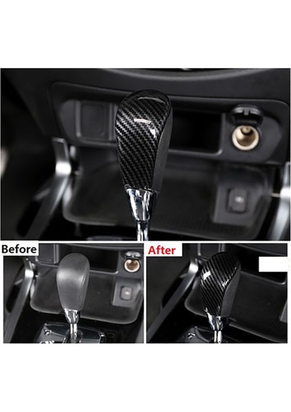 Nissan Navara Için NP300 2015-2020 Manuel Vites Topuzu Çerçeve Panel Dekorasyonu Kapak Trim Etiket Aksesuarları, Karbon Fiber (Yurt Dışından) fiyatları