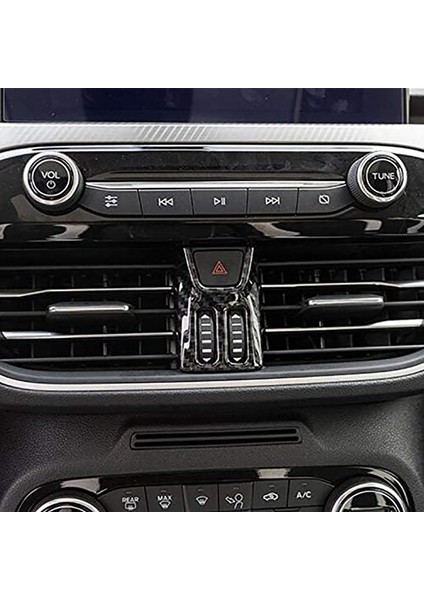 Araba Şekillendirme Aksesuarları 1 Adet Abs Iç Uyarı Işığı Lambası Anahtarı Kapağı Trim Ford Focus 2019 2020, Karbon Fiber (Yurt Dışından) modelleri