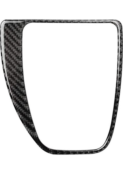 Araba Merkezi Kontrol Vites Paneli Kapağı Karbon Fiber Etiket Trim Çıkartmaları -Bmw 5 Serisi E60 2008-2010 Aksesuarları (Yurt Dışından)