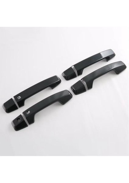 Mitsubishi Triton / L200 2024 Dış Aksesuarlar Karbon Fiber Için Kapı Kolu Kapağı + Kapı Kolu Kase Kapağı Döşemesi (Yurt Dışından) fırsatları