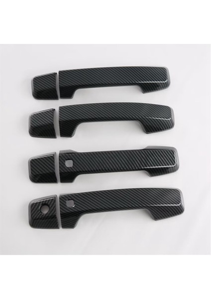 Mitsubishi Triton / L200 2024 Dış Aksesuarlar Karbon Fiber Için Kapı Kolu Kapağı + Kapı Kolu Kase Kapağı Döşemesi (Yurt Dışından) indirimleri