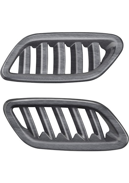 Araba Ön Hava Menfezi Gösterge Paneli A/c Çıkış Çerçevesi Kapağı Döşeme Hyundai Kona 2024+ Ahşap Desenli (Yurt Dışından)