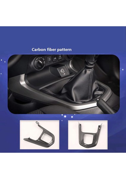 Nissan Navara Için NP300 2015-2020 Manuel Vites Topuzu Çerçeve Panel Dekorasyonu Kapak Trim Etiket Aksesuarları, Karbon Fiber (Yurt Dışından) fırsatları