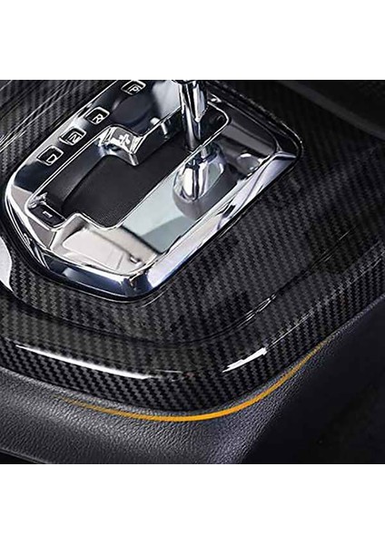 Nissan Navara Için NP300 2015-2020 Manuel Vites Topuzu Çerçeve Panel Dekorasyonu Kapak Trim Etiket Aksesuarları, Karbon Fiber (Yurt Dışından) indirimleri