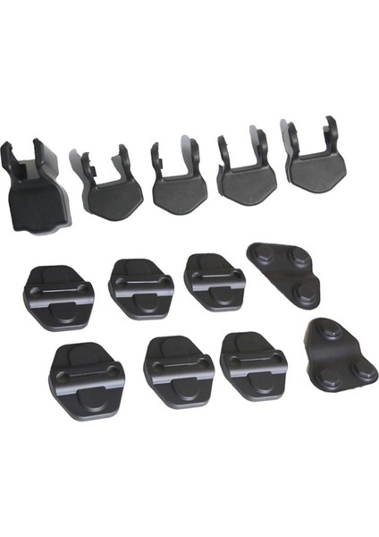 Kapı Kilidi Kapağı ve Kapı Vidası Kapağı Trim Aksesuarları Jeep Wrangler Jl 2018-2022 Gladyatör Jt 2020-2022 (Yurt Dışından)