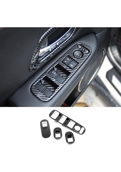 Honda Hrv Için Hr-V Vezel 2014-2020 Karbon Fiber Kapı Kolu Pencere Kaldırma Anahtarı Paneli Kapak Trim Dekoratör Aksesuarları (Yurt Dışından) fiyatları