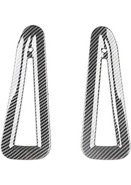 Audi-A3 A3L 2021 2022 Araba Ön Kapı A Sütunu Hava Çıkış Havalandırma Krom Çerçeve Trim Dekorasyon Aksesuarları, Karbon Fiber (Yurt Dışından)