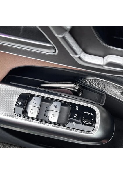Mercedes Benz E Sınıfı W214 2024 Araba Kapısı Saklama Kutusu Düzenleyici Tepsi Kapı Kolu Cep Eklentisi, Ön Kapı (Yurt Dışından)