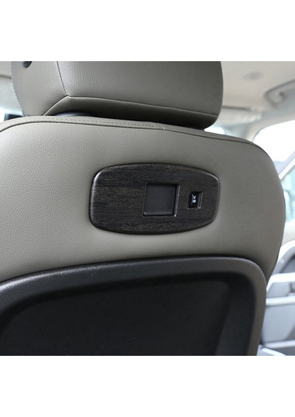 Araba Meşe Ahşap Desenli Koltuk Arkası USB Port Panel Çerçeve Döşeme Land Rover Defender 90 110 2020-2021 (Yurt Dışından) fırsatları