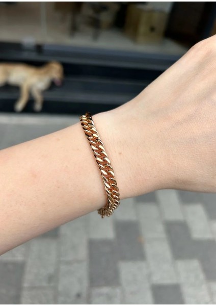 Paslanmaz Çelik Gurmet Rose Gold Bileklik