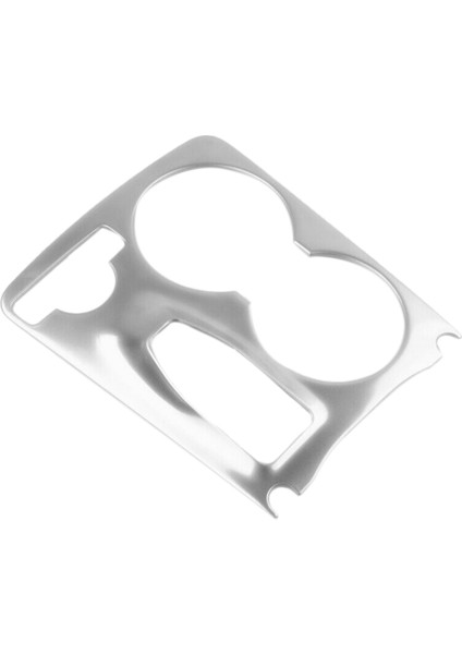 Araba Gümüş Paslanmaz Çelik Konsol Su Dağı Tutucu Çerçeve Kapak Trim Için Mercedes Benz Glk X204 2008-2015 (Yurt Dışından)