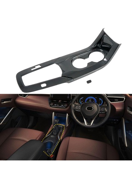 Toyota Corolla Cross 2020 2021 Için Merkezi Kontrol Paneli Kapağı Vites Dak Tutucu Trim Dekor Çerçeve Aksesuarları Rhd (Yurt Dışından) fiyatları