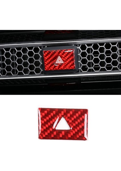 11. Nesil Honda Civic 2022 Karbon Fiber Uyarı Işığı Anahtarı Düğme Kapağı Trim Sticker Çerçeve Aksesuarları, Kırmızı (Yurt Dışından) fiyatları