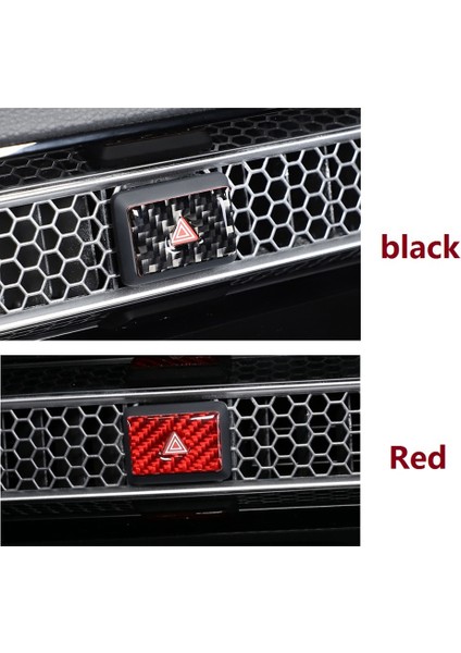 11. Nesil Honda Civic 2022 Karbon Fiber Uyarı Işığı Anahtarı Düğme Kapağı Trim Sticker Çerçeve Aksesuarları, Kırmızı (Yurt Dışından) modelleri