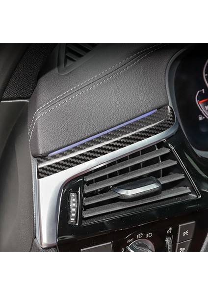 Gerçek Karbon Fiber Araba Hava Çıkış Havalandırma Kapağı Trim Çerçeve -Bmw 5 6 Serisi G30 G31 G38 2018-2022 Aksesuarları, Sol Taraf (Yurt Dışından) fiyatları