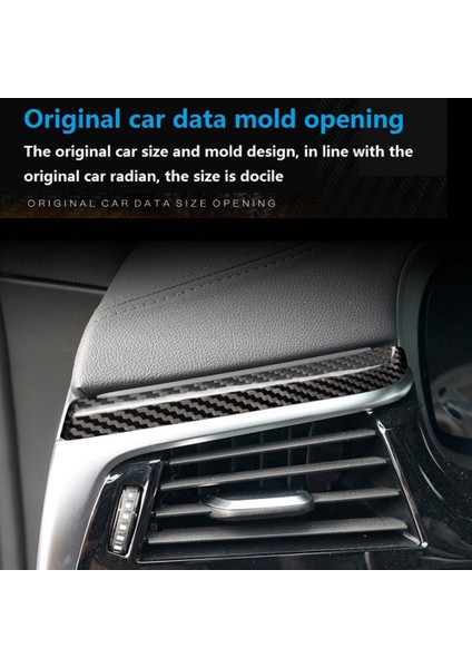 Gerçek Karbon Fiber Araba Hava Çıkış Havalandırma Kapağı Trim Çerçeve -Bmw 5 6 Serisi G30 G31 G38 2018-2022 Aksesuarları, Sol Taraf (Yurt Dışından) indirimleri