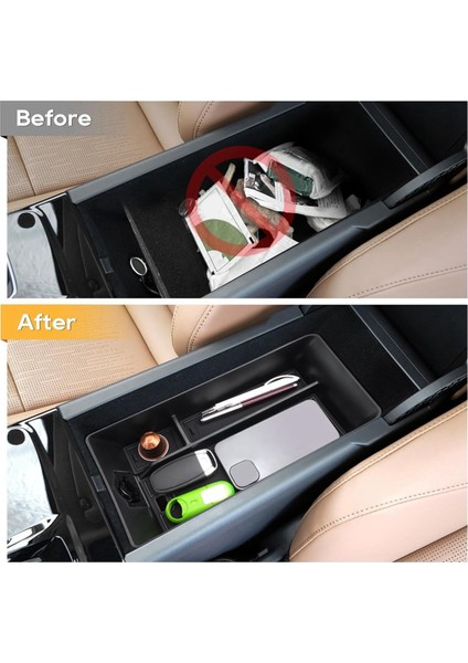 Toyota Camry Le/se/xle/xse 2024 2025 Aksesuarları Için Orta Konsol Düzenleyici Kol Dayama Saklama Kutusu Tepsisi (Yurt Dışından) modelleri