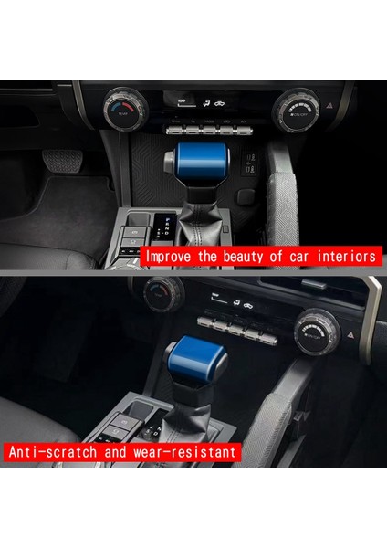 Araba Vites Topuzu Başı Trim Kapağı Sticker Toyota Tacoma 2024 Mavi Için Araba Iç Aksesuarları (Yurt Dışından) fırsatları