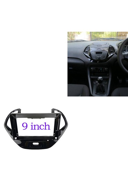 9 Inç Araba Ses Çerçevesi Gps Navigasyon Fasya Paneli Araç DVD Oynatıcı Çerçeve Ford Fıgo Aspıre/ Freestyle 2019 (Yurt Dışından) indirimleri