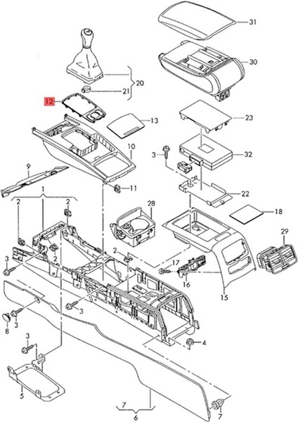4L0864260A Araba Konsolu Vites Kolu Krom Çerçeve Trim Kapağı Audi Q7 2007-2015 Ön Multimedya Çerçeve Paneli 4l0 864 260 (Yurt Dışından) fırsatları