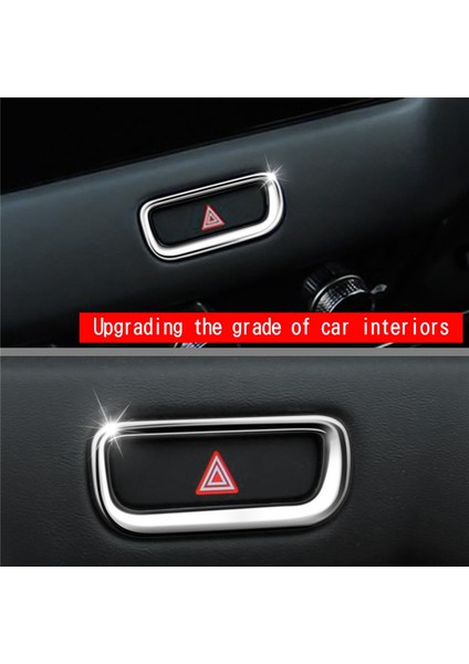 Araba Tehlike Uyarı Işığı Düğmesi Anahtarı Kapak Trim Honda Vezel Hr-V Hrv 2021 2022 Parlak Siyah (Yurt Dışından) modelleri