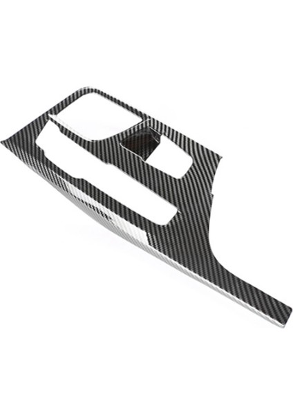 -Bmw 5 Serisi G30 2018-2022 Için Karbon Fiber Araba Merkezi Konsol Vites Paneli Kapak Trim Çerçeve Dekor Etiket (Yurt Dışından)