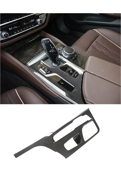 -Bmw 5 Serisi G30 2018-2022 Için Karbon Fiber Araba Merkezi Konsol Vites Paneli Kapak Trim Çerçeve Dekor Etiket (Yurt Dışından) fiyatları