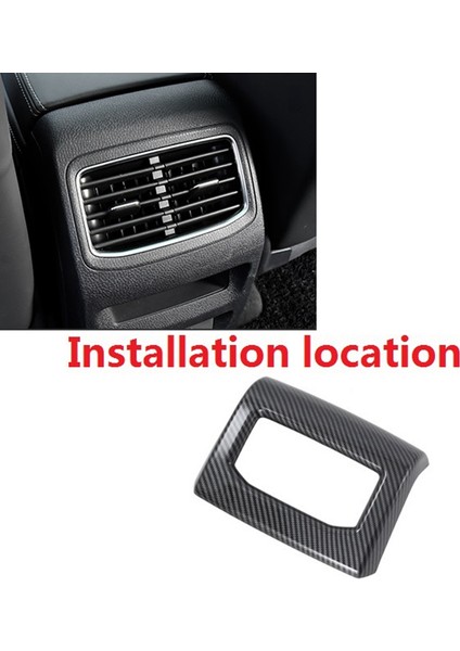 Id.4x Id.4 Id4 2021 2022 Karbon Fiber Abs Araba Arka Klima Çıkış Havalandırma Kapağı Trim Çerçeve Etiket Aksesuarları (Yurt Dışından) fiyatları