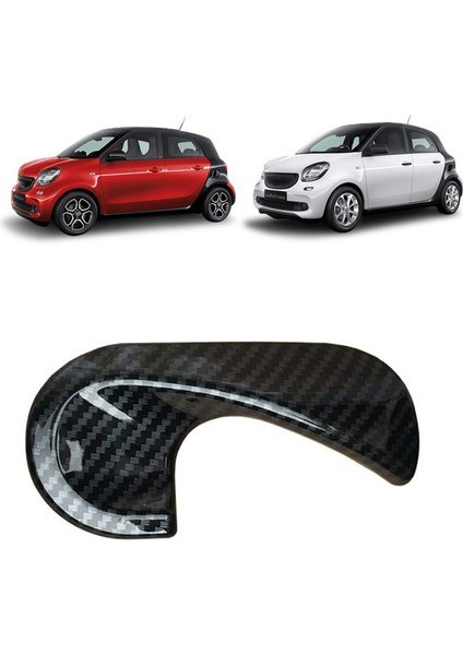 Araba Karbon Fiber Iç Kapı Kolu Tokası Benz Smart 453 Fortwo Forfour 2015-2020 Aksesuarları Için Dekoratif (Yurt Dışından) indirimleri