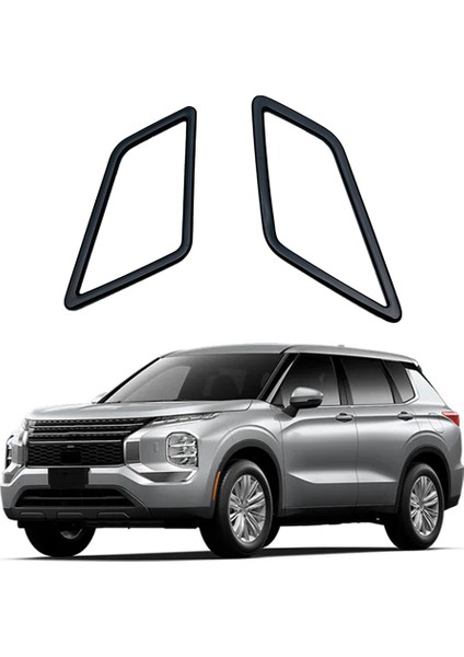 Mitsubishi Outlander 2022 2023 Için Siyah Dashboard Hava Çıkış Havalandırma Ayar Kapağı Etiket Dekorasyon Çerçeve Rhd (Yurt Dışından) indirimleri