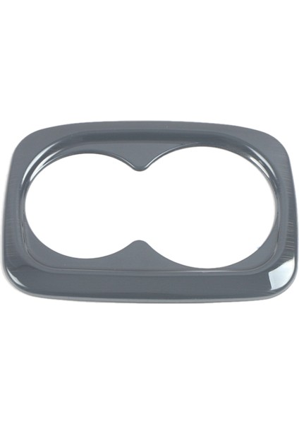 Paslanmaz Çelik Araba Koltuğu Arka Su Dağı Tutucu Çerçeve Kapak Trim Etiket 11TH Gen Honda Civic 2022 Aksesuarları, Siyah (Yurt Dışından)