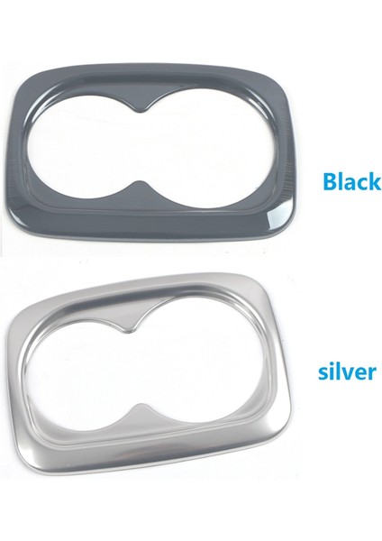 Paslanmaz Çelik Araba Koltuğu Arka Su Dağı Tutucu Çerçeve Kapak Trim Etiket 11TH Gen Honda Civic 2022 Aksesuarları, Siyah (Yurt Dışından) fırsatları