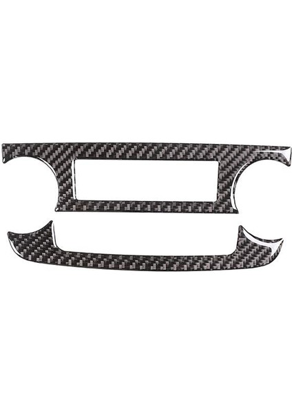 Honda Cr-V 2007-2011 Için Yumuşak Karbon Fiber Etiket Merkezi Kontrol Klima CD Ayar Anahtarı Paneli (Yurt Dışından)