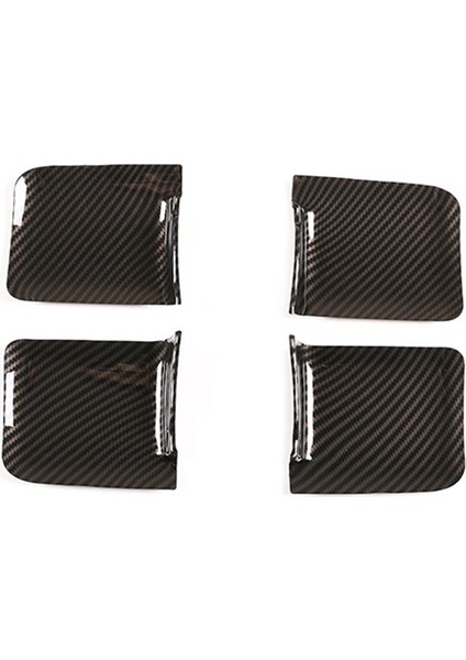 Karbon Fiber Abs Araç Iç Kapı Kolu Kase Kapağı Toyota-Tundra 2014-2021 Için Fit (Yurt Dışından)