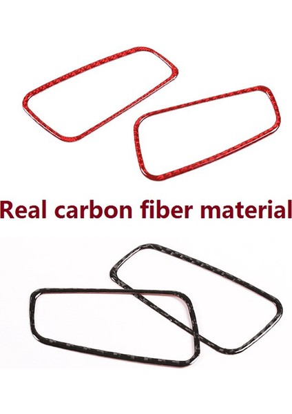 11. Nesil Honda Civic 2022 Karbon Fiber Orta Konsol Gösterge Paneli Hava Çıkış Havalandırma Kapağı Trim Sticker Aksesuarları, Kırmızı (Yurt Dışından) fırsatları