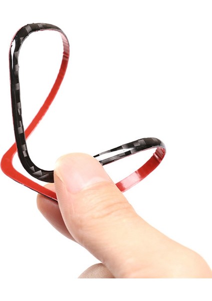 11. Nesil Honda Civic 2022 Karbon Fiber Orta Konsol Gösterge Paneli Hava Çıkış Havalandırma Kapağı Trim Sticker Aksesuarları, Kırmızı (Yurt Dışından) indirimleri