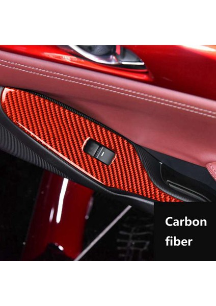 Mazda Mx-5 Miata Nd 2015-2021 Için Araç Iç Pencere Kaldırma Düğmesi Paneli Dekoratif Etiket (Soldan Direksiyonlu Yüksek) (Yurt Dışından) fırsatları