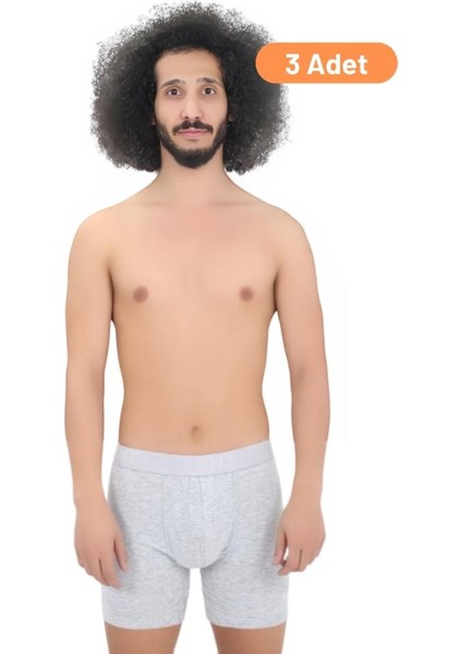 Erkek Uzun Paça Likralı 6'lı Boxer Premium Paket fiyatları
