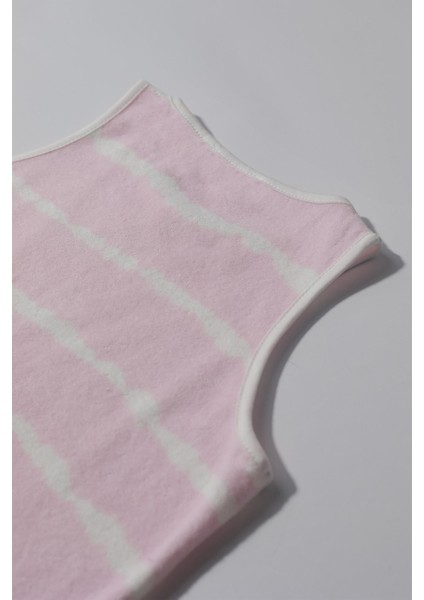 Kız Çocuk Batik Desenli Havlu Alt Üst Takım - Pembe (2-3 Yaş 7-8 Yaş)