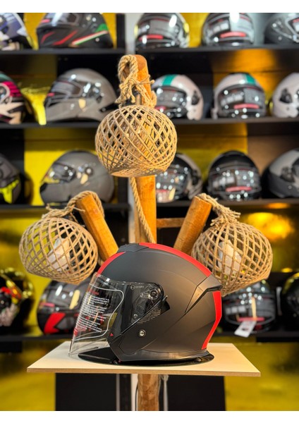 JK526 Güneş Vizörlüyarım Kask