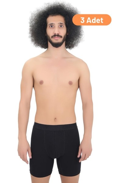 Erkek Uzun Paça Likralı 6'lı Boxer Premium Paket modelleri