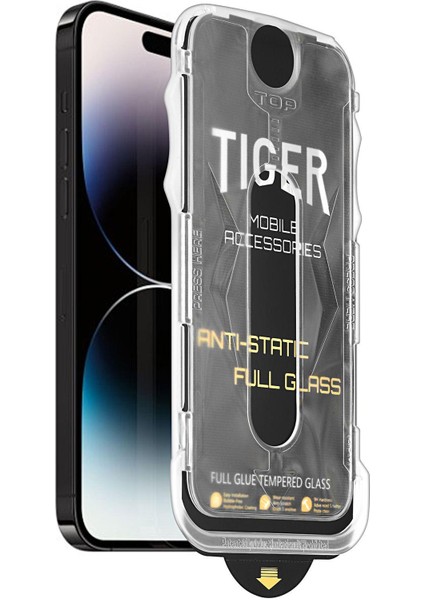 iphone 14 Promax -Uyumlu Full Hd Otomatik Cam Ekran Koruyucu Tam Kaplayan Otomatik Hizalamalı modelleri