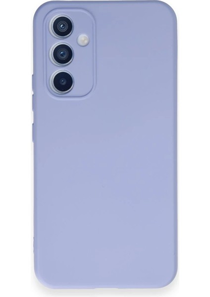Samsung Galaxy A54 5g Kılıf Nano Içi Kadife Silikon - Lila Nrmsa