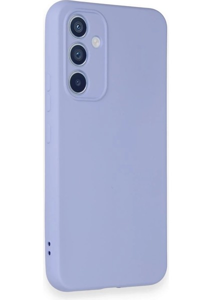 Samsung Galaxy A54 5g Kılıf Nano Içi Kadife Silikon - Lila Nrmsa